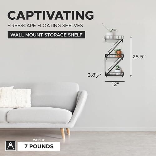 Design Ideas 3 Tier Novelty Fire Escape Steel Shelf for Storage in Bathroom, Kitchen, and Bedroom thumbnail 3