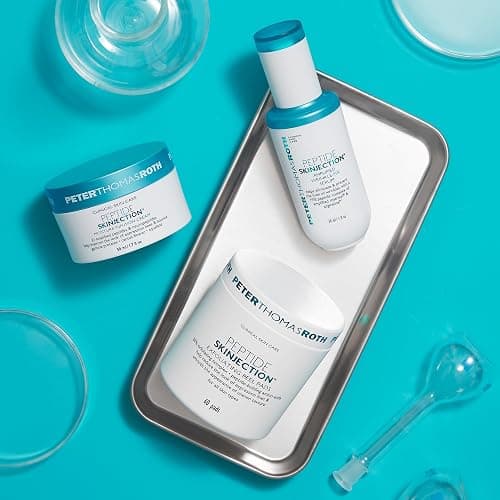 Peter Thomas Roth | Peptide Skinjection™ Exfoliating Peel Pads, For Smoothing Expression Lines & Emerging Wrinkles, Fragrance-Free, Alcohol-Free, For All Skin Types thumbnail 7
