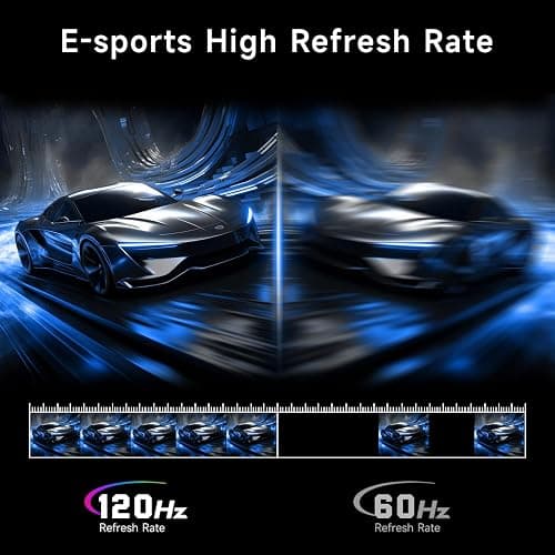 ArcticPro Monitor 24 inch Monitor 120Hz, FHD 1080p, Computer Monitor, IPS, 99% sRGB, 1ms Response Time, 3-Sided Frameless, Ultra Slim, VESA Mountable, Anti-Blue Light Design, HDMI & VGA Ports thumbnail 2