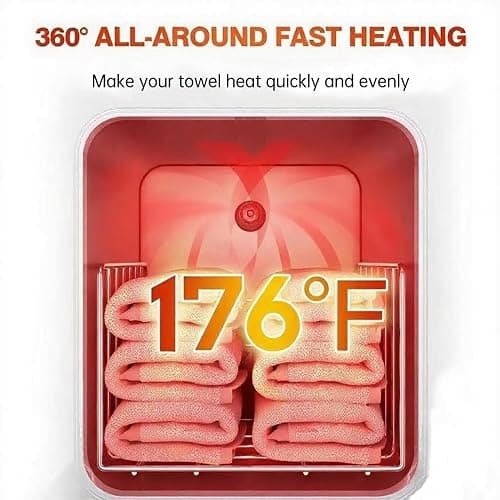 SFANSPA Hot Towel Warmer for Spa,2-in-1 Thermostatic Towel Heater,5L Mini Towel Warmer with Quick and All-Round Heating for Facial SPA,Beauty Salon,Esthetician and Bathroom thumbnail 2