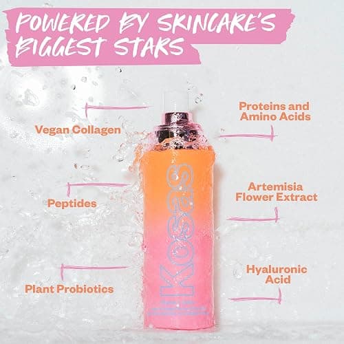 Kosas Plump and Juicy Vegan Collagen Spray - On Serum, Made in USA - Visibly Firms, Soothes, and Hydrates the Skin - 3.38 Oz thumbnail 4