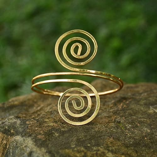 RIOSO 6 Pieces Arm Cuff Upper Arm Band Cuff Bracelet Bangle for Women Adjustable Armband Set thumbnail 6