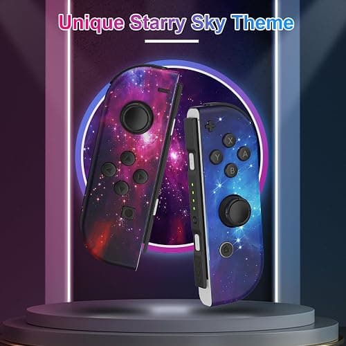Kvkdiir Controller for Nintendo Switch Controller for Switch/Lite/OLED, Replacement Controllers with Motion Sensing/Dual Vibration/Screenshot/Wake-up thumbnail 6