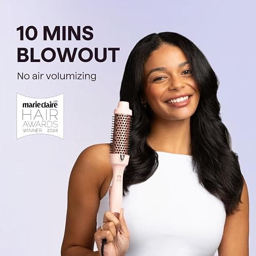 Wavytalk Thermal Brush Blowout Express 1.5" Ionic Heat Round Brush | Creates Smooth Shiny Blowout Look, Salon Blowouts, 3 Temp Settings Dual Voltage, Easy to Use Reduces Frizz, Green thumbnail 5