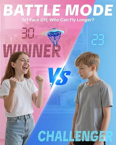 Flystars Flying Bouncing Toys, Next-Gen Pro 2025 Cosmic Globe Flying Orb Ball Motion-Control Hover Spinner with 3D Flips, Cool Interactive Gift Toy for Kids 6+ Boys Girls Teens(Blue-S) thumbnail 4