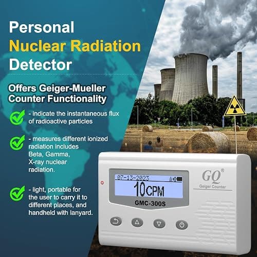 GQ GMC-300S Digital Nuclear Radiation Detector Monitor Meter Geiger Counter Radiation Dosimeter thumbnail 2
