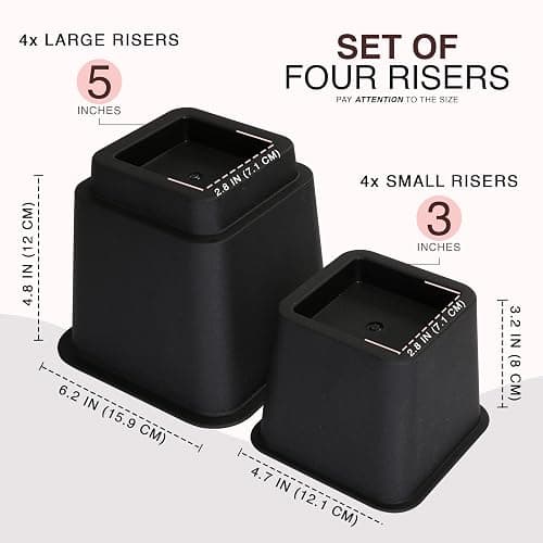 Bed risers thumbnail 2
