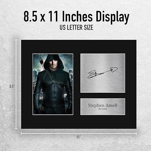 HWC Trading Stephen Amell Arrow Gifts USL Printed Signed Autograph Picture for TV Show Fans - US Letter Size thumbnail 2