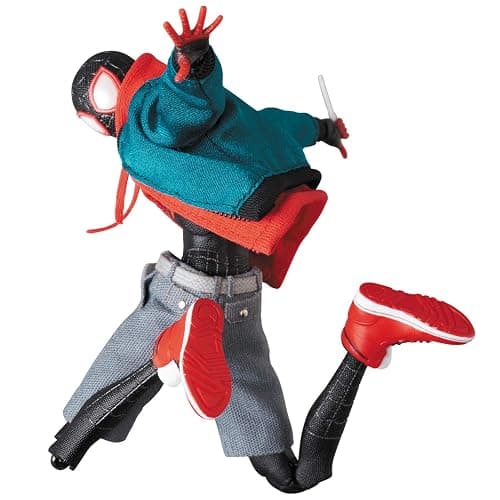 MEDICOM TOY MAFEX No.236 Spider-Man (Miles Morales) Renewal Ver. Height Approx. 5.1 inches (130 mm), Painted Action Figure - Image 1