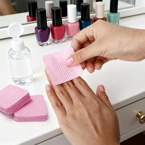 LNDIEHS 720Pcs Lint Free Nail Wipes, Nail Supplies Nail Polish Wipe, Pads Gel Nails No Lint Naile Glue Wipes Super Absorbent Soft Non-Woven for Fingernail Polish Remover Eyelash Extensions Nail Art thumbnail 6