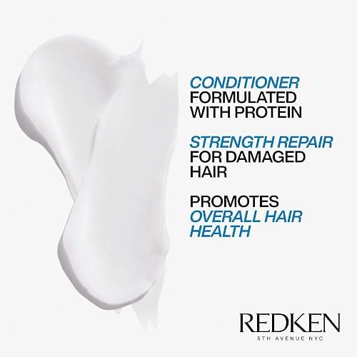 Redken Extreme Shampoo & Conditioner Set For Damaged Hair - Strengthens Hair and Repairs Breakage, Infused With Proteins, 10.1 Fl Oz (Pack of 2) thumbnail 8