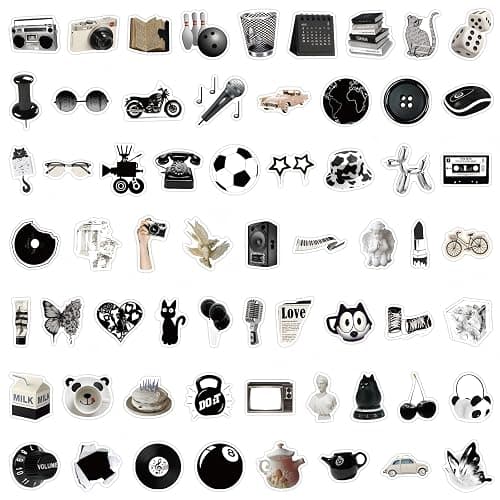 170PCS Y2K Grunge Stickers, Aesthetic Downtown Girls Pack Cool Trendy 2000s for Water Bottle Funny Waterproof Stickers for Teens Adults Vinyl for Laptop Skateboard thumbnail 8