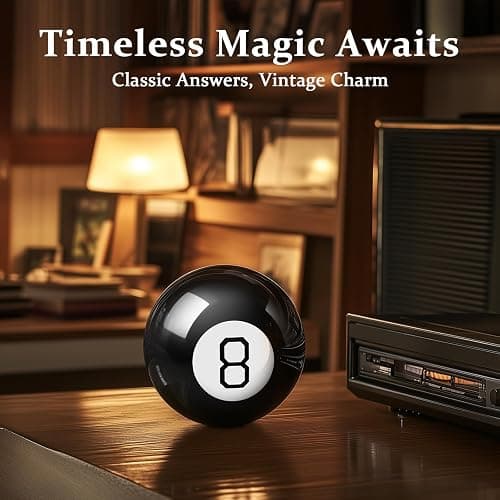nuogae Mystic 8 Ball - Classic Fortune Telling Toy thumbnail 2