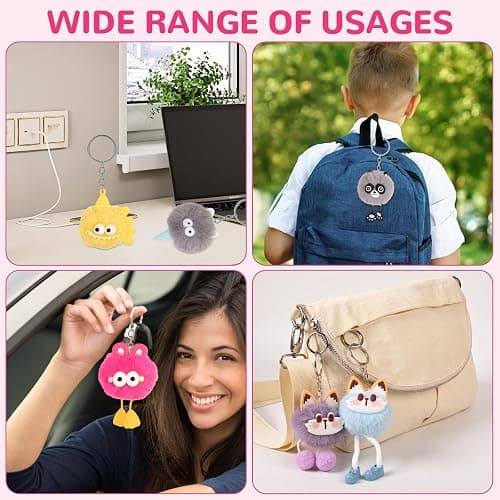 LiYiQ 30 Pcs Cute Plush Keychains Kawaii Keychain Bulk for Birthday Goodie Bags Pinata Toys Classroom Prizes Party Favors thumbnail 6