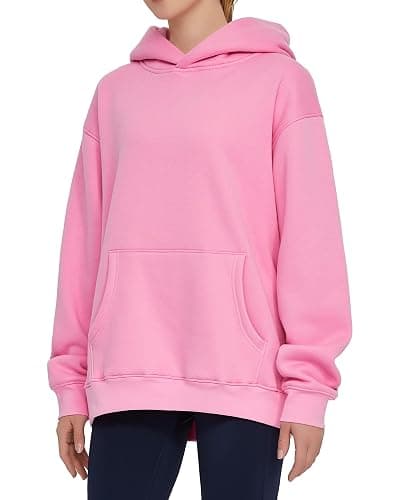 THE GYM PEOPLE Women's Oversized Hoodie Loose fit Soft Fleece Pullover Hooded Sweatshirt With Pockets thumbnail 2