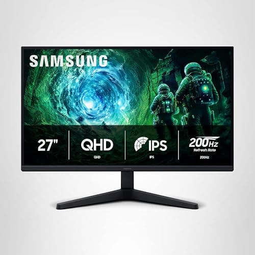 SAMSUNG 27” Odyssey G5 G53F QHD Resolution Gaming Monitor, HDR10, 200Hz Refresh Rate, IPS Panel, AMD FreeSync�� Premium, Black Equalizer, Auto Source Switch, LS27FG532ENXZA thumbnail 19