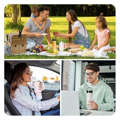 2 Pack Silicone Glitter Boot Cup Protector for Stanley 40 30 oz Quencher Adventure Tumbler, IceFlow 30 20 oz, Fits 2.95 Inch Bottom Diameter.Non-Slip Water Bottle Base Cover Sleeve thumbnail 7