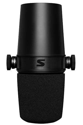 Shure MV7X XLR Podcast Microphone pour le Podcasting, l'enregistrement, la Diffusion en Direct et les Jeux, Sortie Casque Intégrée, XLR, Technologie d'isolation de la Voix - Noir thumbnail 9