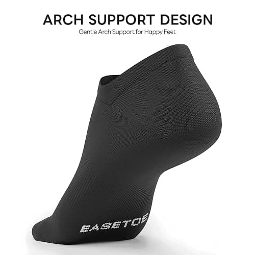 easetoe No Show Socks Womens, Premium Cotton Low Cut Non Slip Invisible Liner Socks 4/8 Pairs thumbnail 6