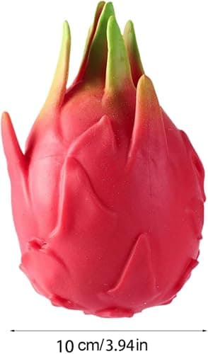 Dragon Fruit Squishy, Giant Dragonfruit Squishy Jumbo for Adults, Big Fruit Realistic Squeeze Slow Rising, Rebounding Sensory, Stress Relief Fidget Balls Creative Home Decor (Mix*4) thumbnail 3