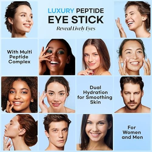 CITYGOO Peptide Under Eye Cream: Moisturizing Eye Stick Reduce Wrinkles Fine Lines for Women & Men (Peptide Moisturizing Eye Stick, 1pcs) thumbnail 6