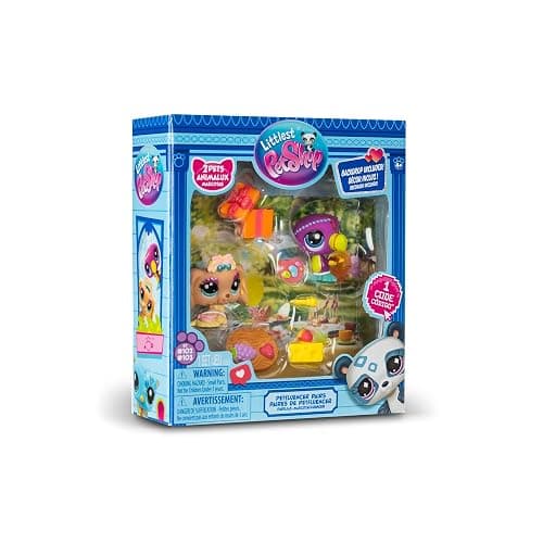 Littlest Pet Shop Series 2 Petfluencer Garden Party | Petfluencer Set Has 2 LPS Mini Pet Toys 4 Accessories 1 Backdrop 1 Collector Card And 1 Virtual Code | Collectable Toys For Girls And Boys thumbnail 7