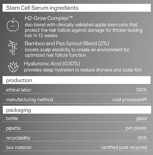 Act+Acre Cold Processed Stem Cell Scalp Serum - Promotes Thicker and Fuller-Looking Hair - Soothes and Hydrates the Scalp - Sulphate and Paraben Free - Aloe Vera for Improved Scalp Health - 1 fl oz. thumbnail 6