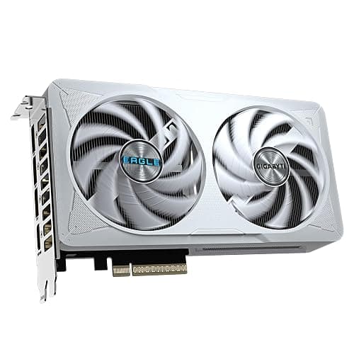 GIGABYTE GeForce RTX 5060 Eagle OC ICE 8G Graphics Card, 8GB 128-bit GDDR7, PCIe 5.0, WINDFORCE Cooling System, GV-N5060EAGLEOC ICE-8GD Video Card thumbnail 4