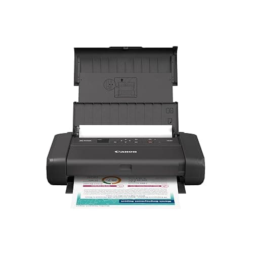 Canon PIXMA TR160 Wireless Portable Lightweight Compact Printer, 50-Sheet Paper Tray and 1.44" Display - Print On-The-Go - Image 1