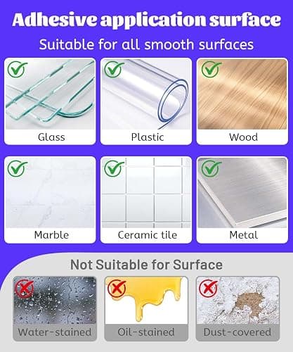 Removable Car Double Sided Glue Sticky Dots, Strong Hold Adhesive Dots for Car Dashboard Decorations, No Residue Transparent Mounting Tape for Auto Accessories 268pcs thumbnail 8