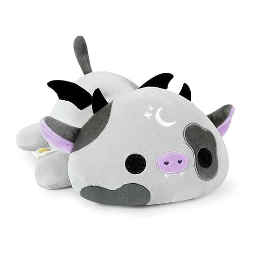 Onsoyours Original Cute Bat Cow Plushie, Soft Stuffed Cow Squishy Plush Animal Toy Cow with Wings Bat Pillow for Kids (Bat Cow, 12") - Image 1