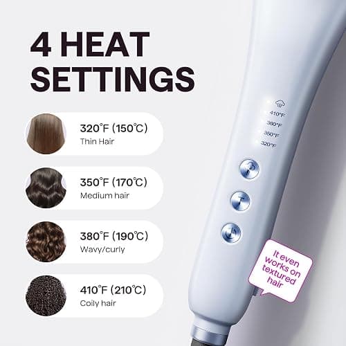 Wavytalk Pro Steam Hair Straightener Brush Steamline Pro Straightener Brush | 3-in-1 Straightening Brush for Coily Hair, Fast Salon Results with Less Damage, Anti-Frizz and Hair Nourishment thumbnail 5