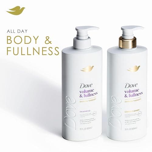 Dove Shampoo Volume & Fullness for Fine, Thin Hair with Bio-Protein Care Technology and Biotin 28 Fl Oz thumbnail 3
