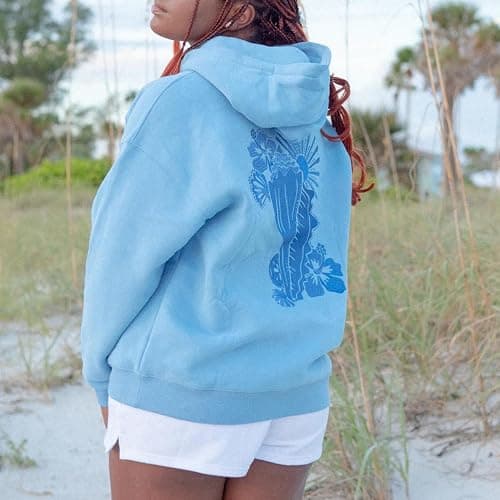 Sastianaen Cute Graphic Hoodies for Teen Girls Y2k Oversized Print Hoodie Vintage Preppy Pullover Sweatshirt thumbnail 3