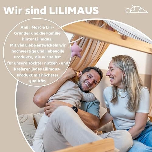 lilimaus Betthimmel Babybett [in 12 Farben] Himmel Babybett aus 100% Baumwolle Musselin - Betthimmel Mädchen & Jungen - Himmelbett Vorhänge als Kinderzimmer & Babyzimmer Deko - Baby Bett Vorhang - Puderrosa - ohne Himmelstange thumbnail 7