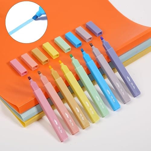 Mr. Pen- Aesthetic Highlighters No Bleed, 8 Pack, Assorted Colors | Chisel Tip, Cute Highlighters Assorted Colors for Journaling, Highlighting, Underlining, Fast Dry, Back to School Supplies thumbnail 8