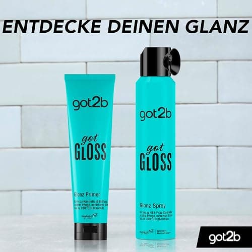 got2b GotGloss Spray lucido (200 ml), spray lucido per capelli garantisce fino a 48 ore di controllo dell'crespo e massima lucentezza, protegge i capelli da temperature fino a 230 °C thumbnail 8