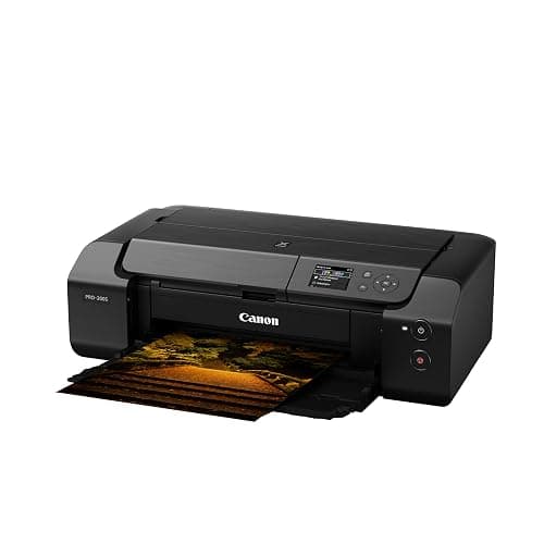 Canon PIXMA PRO-200S Professional 13" Wireless Inkjet Photo Printer with 3.0" Color LCD Monitor, 8-Color Dye-Based Ink, Black thumbnail 4
