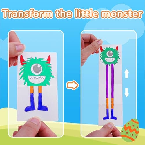 YPLUS Pocket Paint with Water Book for Toddler, Art Activities Craft Toys Watercolor Painting Paper for Kids, Gift for Kids Ages 1-3, 2-4, 4-6,Drawing with Brush - Monsters thumbnail 6