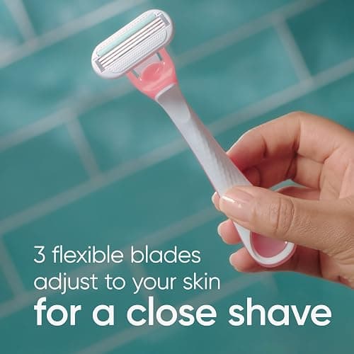 Gillette Venus Sensitive Women's Disposable Razors - Single Package of 3 Razors thumbnail 2