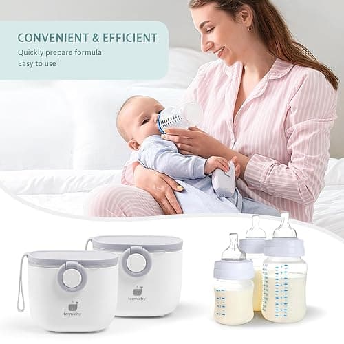 Termichy Baby Formula Dispenser, Portable Formula Dispenser Container with Scoop and Carry Handle for Travel Outdoor Activities for Baby Infant, 500ml thumbnail 4