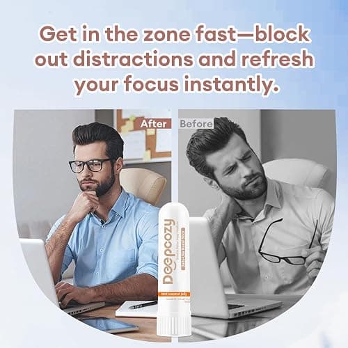 DeepCozy Nasal Stick for Adults, 4 Pack Nasal Inhaler Stick for Distraction Relief & Mild Stress, Portable Nasal Sticks Nose Inhaler Stick with Menthol (Coconut, Watermelon, Cold-Brew, Mojito) thumbnail 2