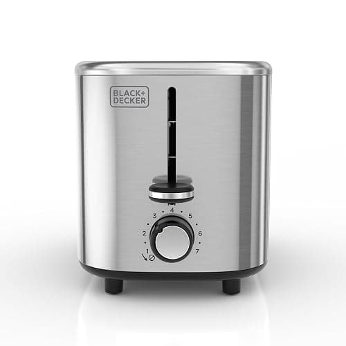 BLACK+DECKER® 2-Slice Toaster with 7 Toast Shade Settings, Extra-Wide Slots for Bagels, Stainless Steel Exterior Finish thumbnail 4