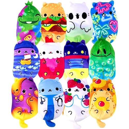 Cats vs Pickles 2 Pack Teal Wave Mystery Bags - Bean Filled Plushies (Styles Will Vary) thumbnail 5