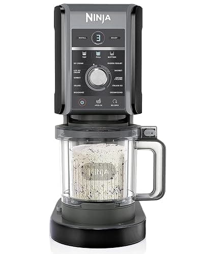 Ninja (Refurbished) NC501 CREAMi Deluxe 11-in-1 Ice Cream & Frozen Treat Maker with 2 XL Family Size Pint Containers, Black (Renewed) - Image 1