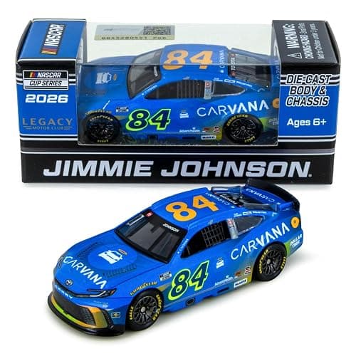 Jimmie Johnson 2026 Carvana ARC Diecast Chassis Car 1:64 Scale - Image 1