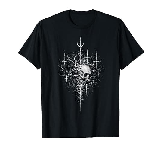 Skull Alternative Cybersigil Y2K Goth Grunge Alt Aesthetic T-Shirt - Image 1