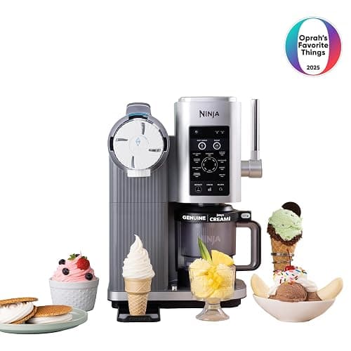 Ninja CREAMi Scoop & Swirl Ice Cream Maker, Soft Serve Desserts, Sorbet, Milkshakes, Frozen Yogurt and More, 13-in-1 Programs, Includes Handle and Two 16 oz 2-in-1 Pints, NC701 thumbnail 4
