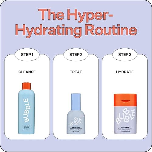 Bubble Skincare Water Slide Hyaluronic Acid Serum - Hydrating Face Serum for Skin Barrier Repair - Helps Reduce Signs of Redness & Revitalizes Dryness - Suitable for All Skin Types (30ml) thumbnail 6