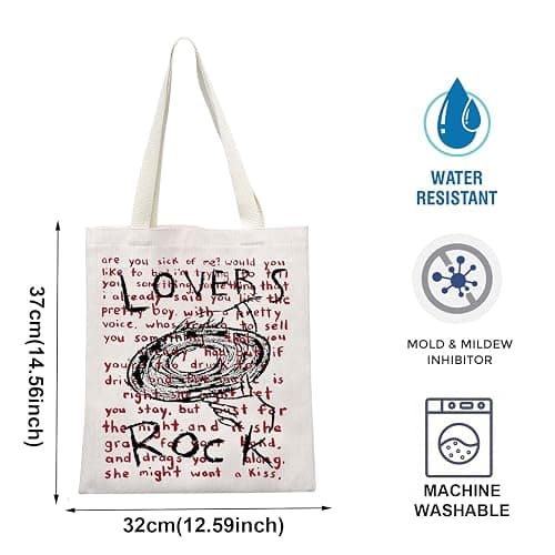 TOBGBE TV Girl Band Merch TV Girls Lovers Rock Inspired Canvas Bag TV Girl Gift Music Merchandise For Canvas Bag (Lovers Rock), Off White - Lovers Rock thumbnail 2